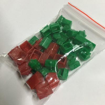 Ps Monopoly Game Chess House Hostel Supplement Pack Of Chess Game Accessories Red Green About 25G