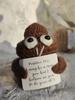 Funny Positive Poop Hug Pocket Hug Mini Handmade Plush Wool Knitted Doll Cute Desktop Decoration Birthday Holiday GiftDecoration