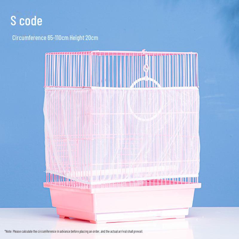 Сетка для птичьей клетки, защищающая от пыли и комаров, для корелл и волнистых попугаев