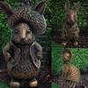 Outdoor Animal Ornaments Garden Statues Decorative Figurine Ornaments, Indoor Outdoor Easter Decorations For Patio