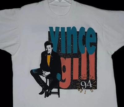 Vintage 1994 Vtg Vince Gill Concert T-shirt Size S-5XL