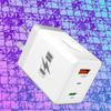 Thumbprint Dual USB 2.4A Travel Charger - US, EU, KR, UK Plugs