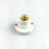 5pcs/lot Plastic E14 Base with Hole for Wire, Screw Light Bulb Lamp Socket Holder, White Base Lamp Socket, Led Light Bulb Holder