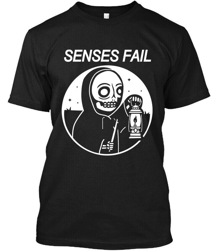 Senses Fail Американская Музыка Графический Логотип Футболка Размер S-5XL Унисекс Футболка