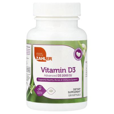 Vitamin D3, 120 Softgels (50 Mcg (2,000 IU)) Each