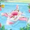 Swimbobo Toddler Pool Float with Seat Boat Inflatable Ride-on Airplane Baby Floatie for Kids Outdoor Toys