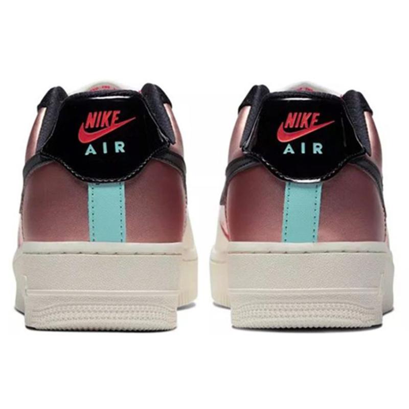 Nike Женские кроссовки Air Force 1 Low Metallic Red Bronze Black Teal Tint CT3429-900