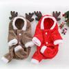 Thicken Christmas Dog Costume Warm Cat Jumpsuits Pet Supplies Dog Sweatshirt  Pet Show