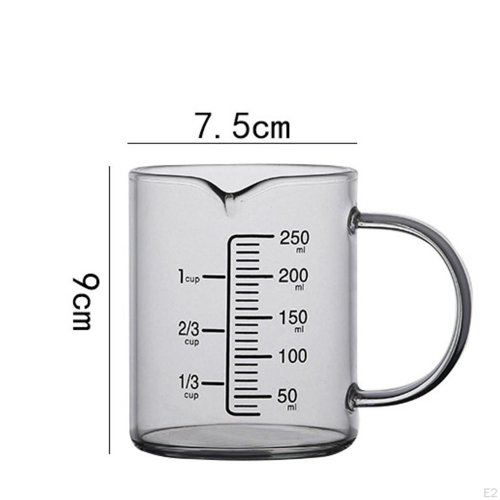 Стеклянный мерный стаканчик с высоким боросиликатным мерным кувшином для ресторана