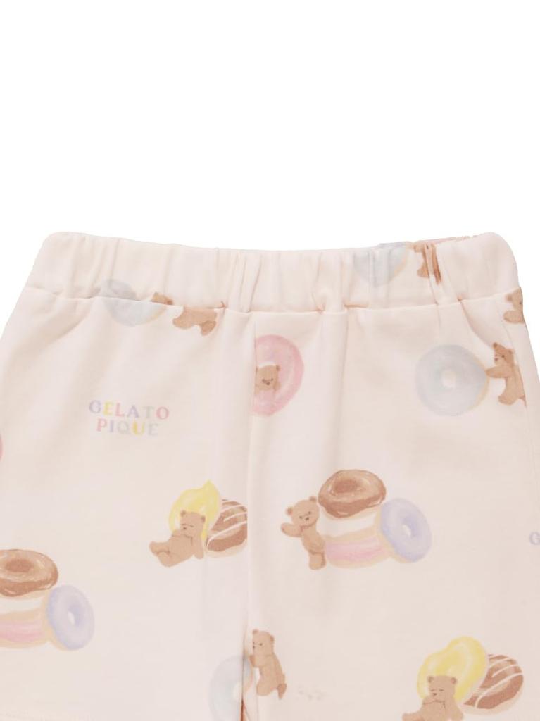 Gelato Pique Baby Donut Bear Print Shorts PBCP252457 PNK