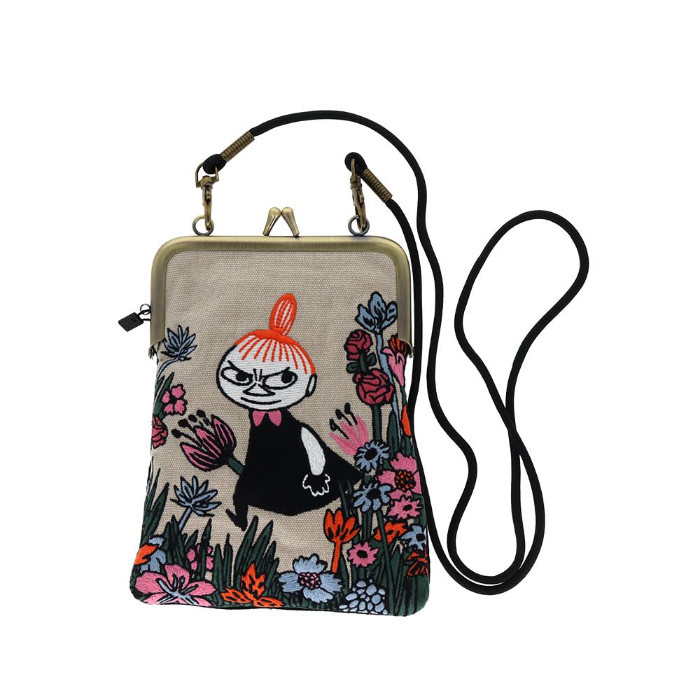 Stationery Little My Moomin Goods Pencil Case with Clasp and Tatami Little My S2337614 Sun-Star Embroidery,