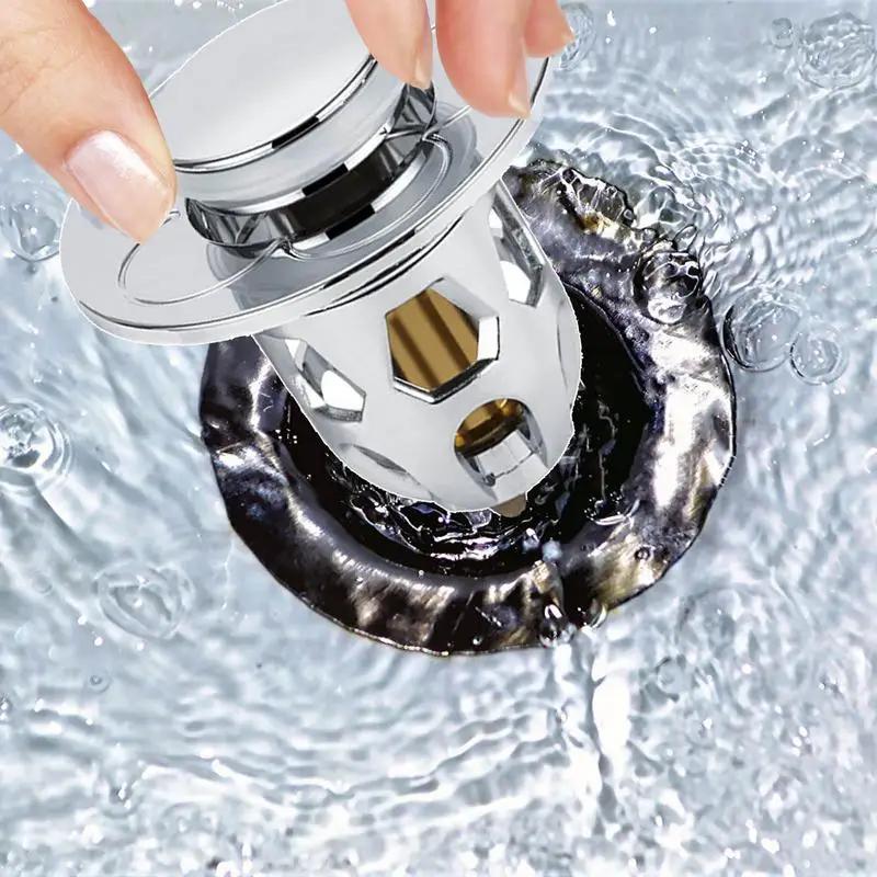 Фильтр для золы, сливная пробка, пробка для воды, нажимной тип, защита от насекомых, защита от запаха, универсальный пружинный сердечник, аксессуары