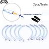 Mountain Bike Bicycle Parts Hose Brake Pipe Sleeves Protector V Brake Noodles Bend Tube Cable Guide