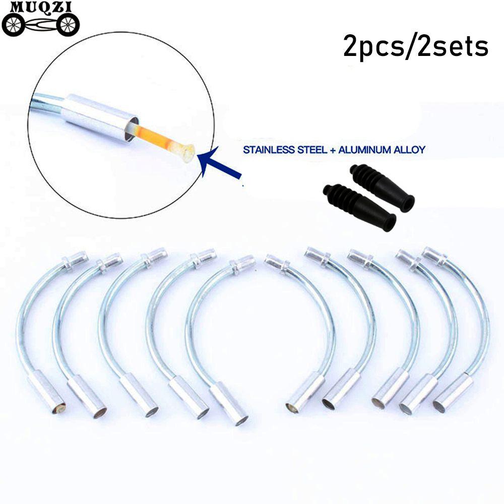 Mountain Bike Bicycle Parts Hose Brake Pipe Sleeves Protector V Brake Noodles Bend Tube Cable Guide