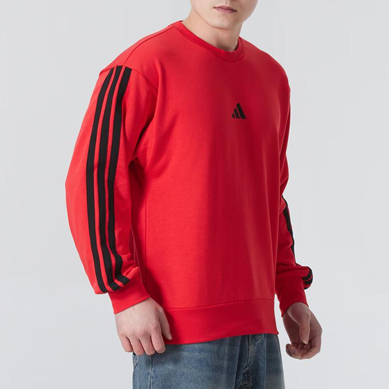 Adidas Men's 3-Stripes Crewneck Sweatshirt JE6373
