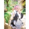 Элегантный Re:Zero Начать жизнь в другом мире Близнецы Рэм/Рем Универсальное косплей платье горничной с подходящим головным убором