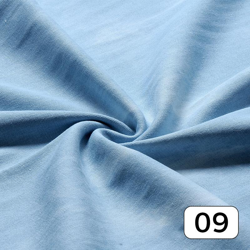 50*140 см модная джинсовая ткань тай-дай, промытая, плотная ткань для юбок, джинсов, брюк, одежды, платьев, шитья, сделай сам, пэчворк, материал