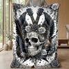 Shiba Inu Paws and Bones Theme blanket Lightweight Warm Flannel Blanket Decorative Throw Blanket for Home Decoration