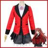 4 шт. полный комплект аниме Kakegurui Yumemite Yumemi косплей костюм Jabami Yumeko косплей костюм Игараси Саяка униформа