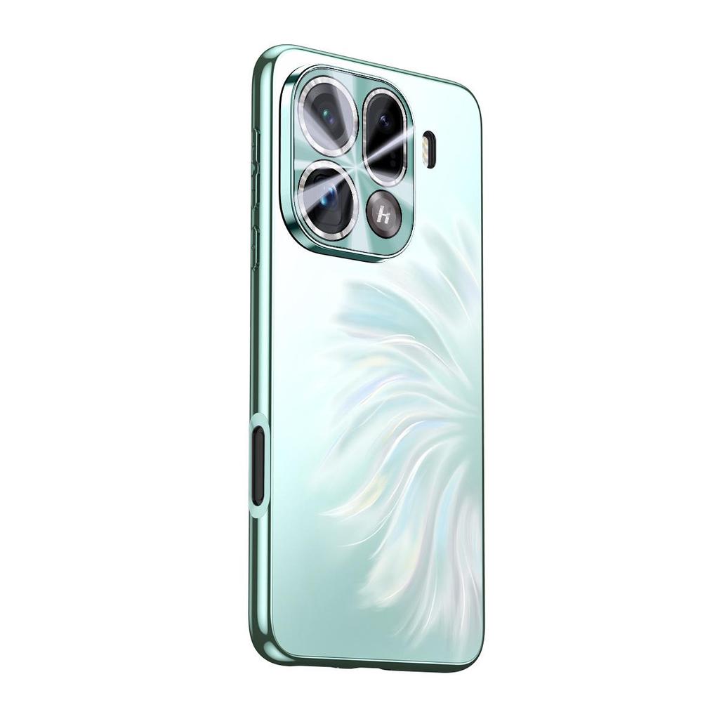 Электропластиковый чехол для телефона Принцесса Русалочка для OPPO Find X9 Pro, Легкая роскошь, Полное покрытие объектива, Защита от падений, Жесткий чехол Reno14