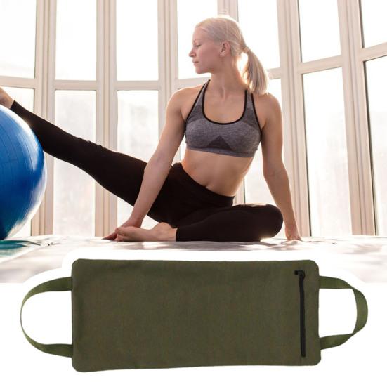 Спортивная сумка с песком для йоги с регулируемыми гирями с двойной ручкой, без наполнения, сверхпрочная спортивная тренировочная сумка для тяжелой атлетики, фитнеса, с песком для тощих ног