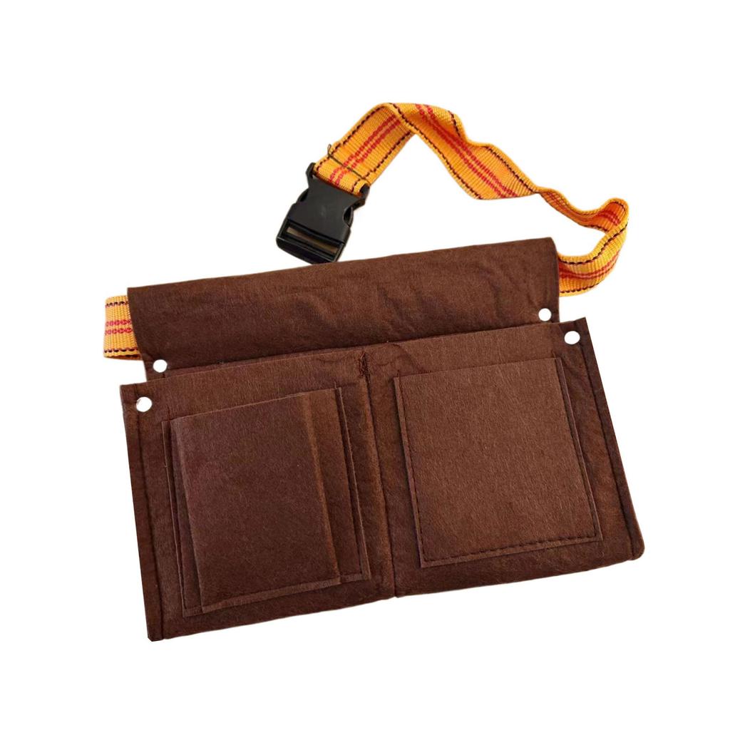 Сверхпрочный войлочный подсумок для инструментов, поясная сумка, рабочий фартук с ремнем на быстросъемной пряжке для строительства и проектов «сделай сам»