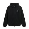 Li-Ning Серия Sport Lifestyle Толстовка с капюшоном на молнии с принтом букв на спине Унисекс толстовки AWDW349-1