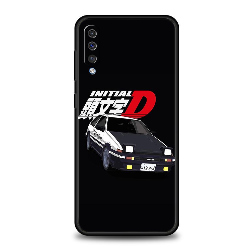Чехол для телефона Initial D для Samsung Galaxy A56 A36 A26 A16 A34 A24 A42 A22 A20 A12 A40 A30 A10 5G Мягкая ТПУ Накладка Чехол Fundas