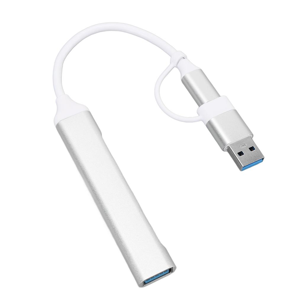 USB C Хаб Мультипортовый адаптер Type C и USB на 4xUSB Хаб для ноутбука, клавиатуры, мыши, USB-накопителя