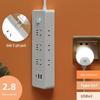 Multi-Function Triangular Power Strip with USB Ports