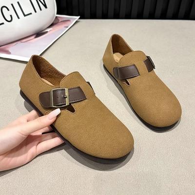 Новые ретро туфли женские туфли на плоской подошве мягкие повседневные женские кроссовки мокасины с мехом с круглым носком сабо на платформе платье удобные слипоны