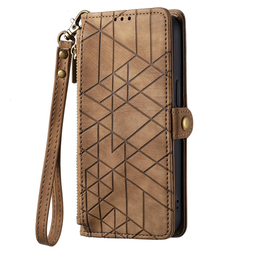 Wallet Zipper Purse Card Solt Leather Case For iPhone 14 15 Pro Max 13 Mini 12 11 SE 2022 X XR XS 8 7 Plus Strap Bag Book Cover