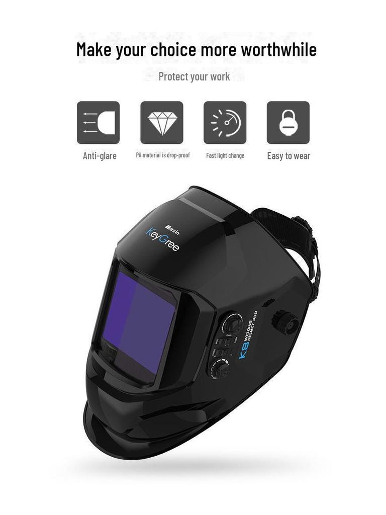 Kegeri Head-Mounted Flip-Up Anti-Glare Welding Mask