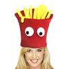Halloween French Fries Fancy Hat French Fries Shaped Fast Food Hat Carnival Christmas Party Dress