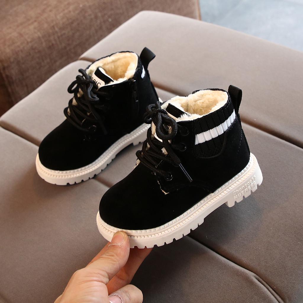 Toddler Infant Kids Baby Girls Boys Warm Boots  Shoes Short  Booties
