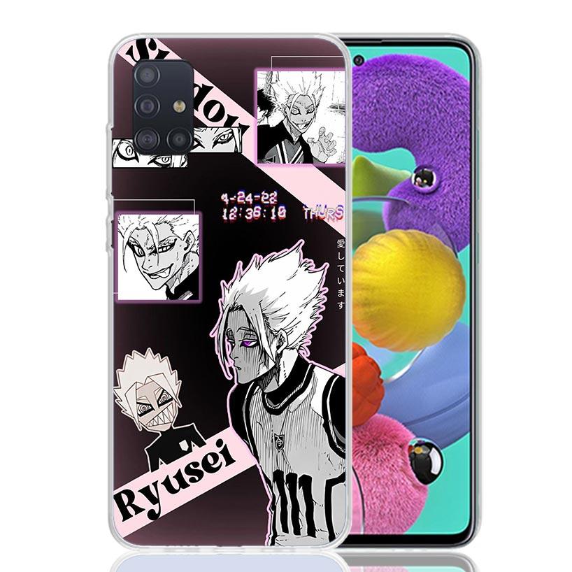 Чехол для телефона Blue Lock Shidou Ryusei для Samsung Galaxy A52 A32 A22 A12 A02S A50S A30S A51 A31 AA71 Note 20 Ultra 10 S10 Plus Gala