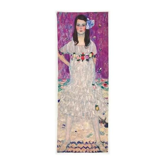 Ukiyo-e Tenugui Towel - Gustav Klimt "Portrait of Adele Bloch-Bauer I" - 100% Cotton - Premium Japanese Tenugui Fabric (Tokuoka) for Vivid Patterns -