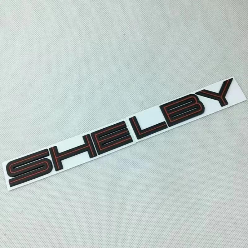 1 шт. Подходит для Mustang Shelby Логотип на капот Cobra GT Модифицированная персонализированная 3D-наклейка Значок Shelby Наклейка