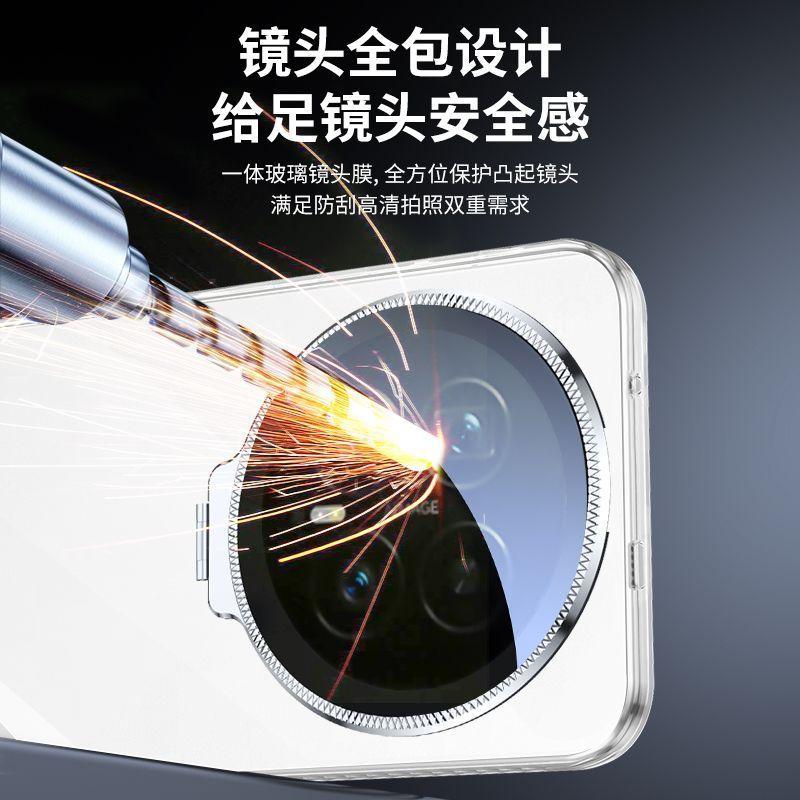 Чехол для Honor Magic 8 Pro, простой, прозрачный, из поликарбоната, с защитой камеры, прозрачный корпус