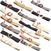 Summer Wide Bohemian Waistbelt Straw Belt Wooden Buckle Elastic