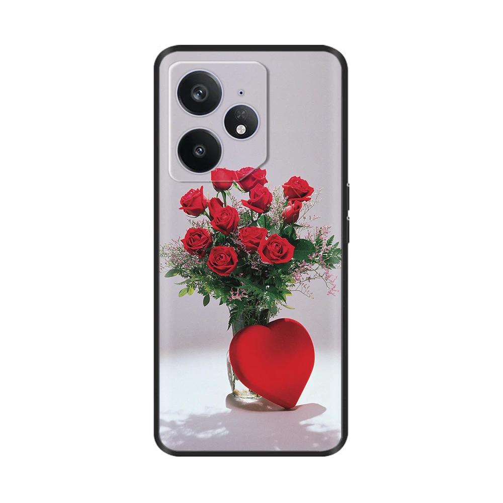 Для Realme Neo 7 Чехол Цветок Птица Мягкий Силикон ТПУ Чехол для Телефона Funda Для Realme Neo7 Чехол Realmi Neo 7 Coque Сумки для Телефона Чехлы