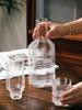 Вертикальный стеклянный стакан для воды Бутылка для холодной воды Домашний набор Простой современный Чайник для холодной воды Стакан для холодных напитков Кофе Молоко Сок