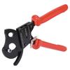 VEVOR Ratcheting Cable Cutter, Spring Steel Blades with PVC-Coated Handles, Quick-Release Button
