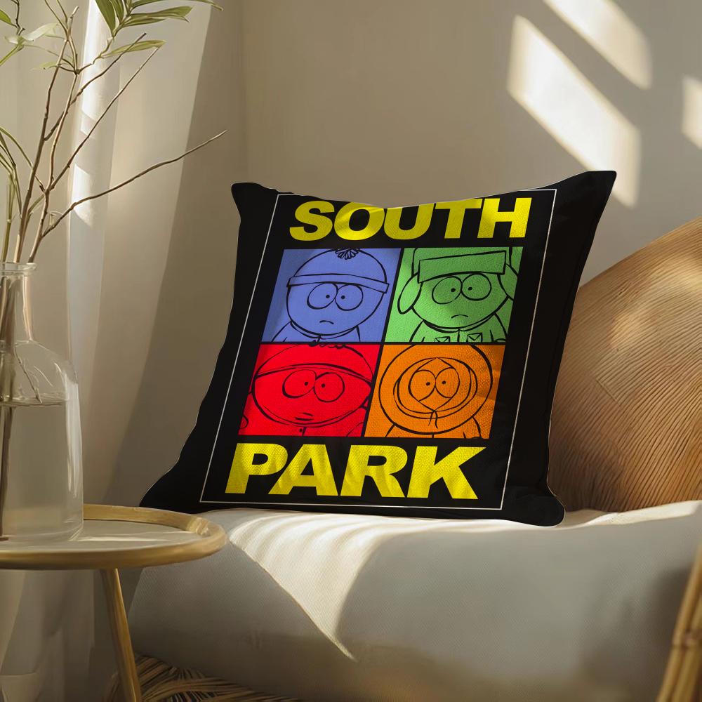 Southparkdecorative Pillow Case Pillowcase, Double-Sided Printed, Sofa Cushion, Bedroom Headboard