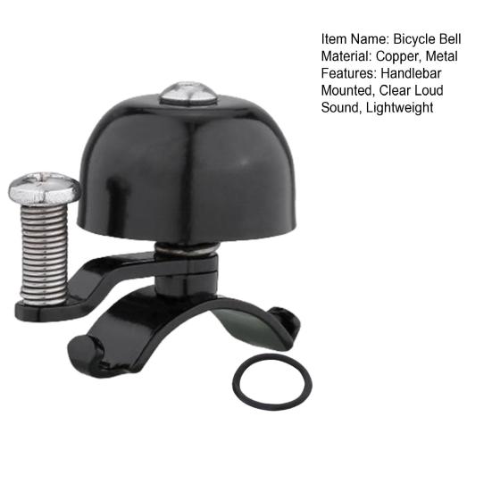 Велосипедный классический звонок с резиновым ремешком, легкий, громкий, универсальный, складной, для горного велосипеда, шоссейного, горного, на руль, для скутера