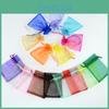 10 шт. Мешочки из органзы с завязками Свадебные подарочные мешочки для угощений Конфетные мешочки Ювелирные изделия