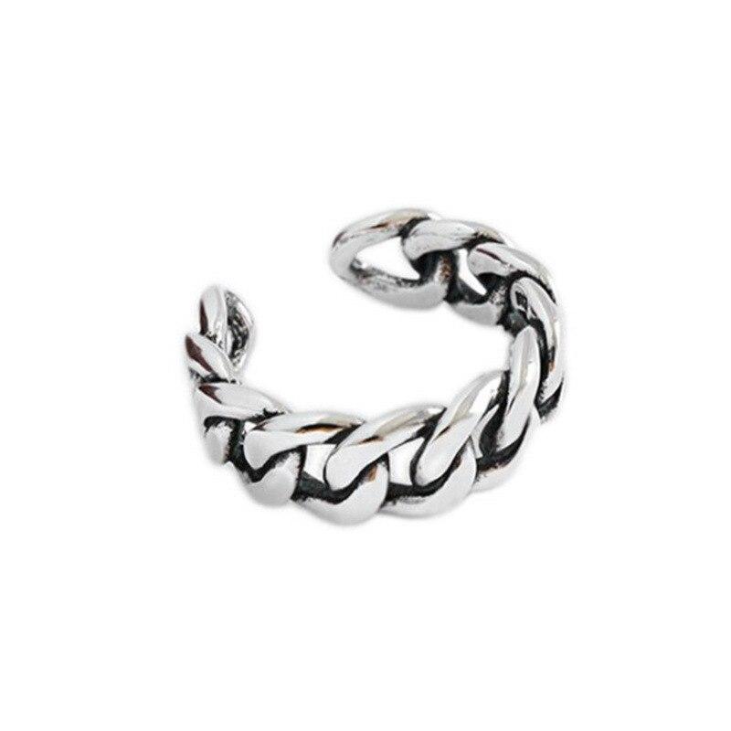 Creative Style Boho Hollow Chains Rings For Women Men Adjustable Ring Fashion Charm Jewelry