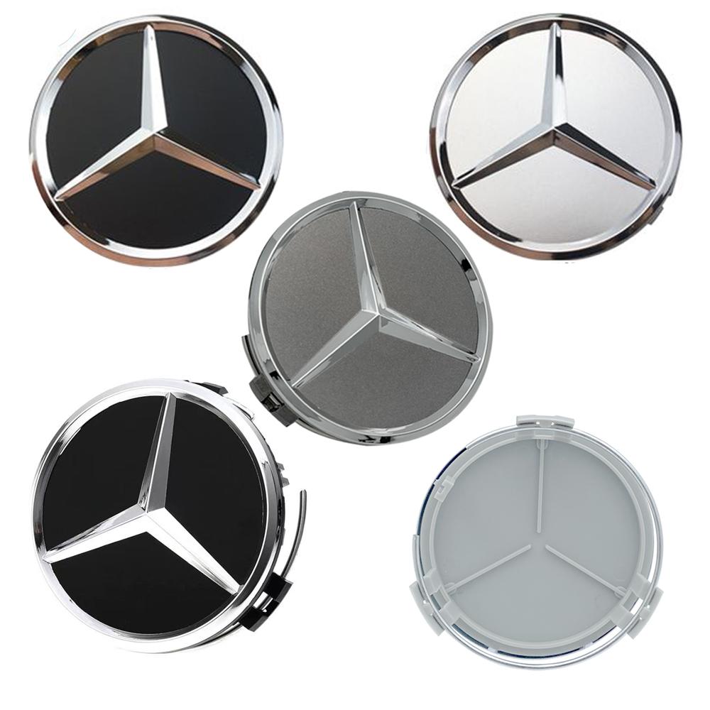 New Car Exterior Parts 20pcs 75mm Car Wheel Center Hub Caps For Mercedes Benz Amg C180 C200 C260 W108 W124 W126 W140 W168 W176
