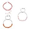 Black Rope Blood Beads Collarbone Chain Resin Halloween Jewelry Halloween Necklace  Ghost Festival