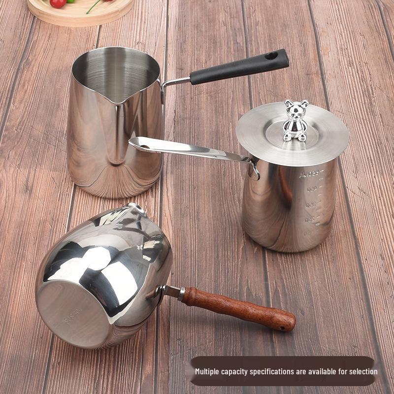 Кувшин из нержавеющей стали 304 с длинной ручкой для латте-арта и вспенивания (300-950 мл)